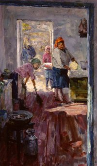 36_morning_in_the_kitchen_gremitskih_1952_oilcanvas